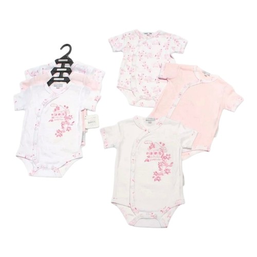 Girls pink bodysuit pack - girls, 3