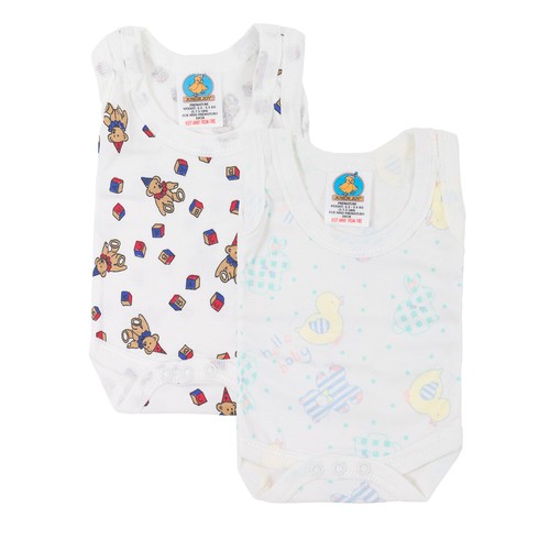 Printed vest bodysuits - vest, (2