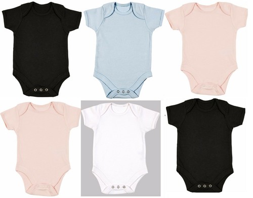 Pack plain babies gown body - 3,