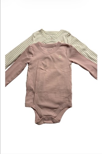 Baby pink striped ribbed - striped,