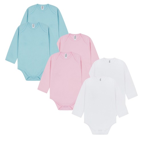 Pack baby bodysuits long - 2,