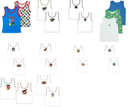 Boys vest underwear - , character