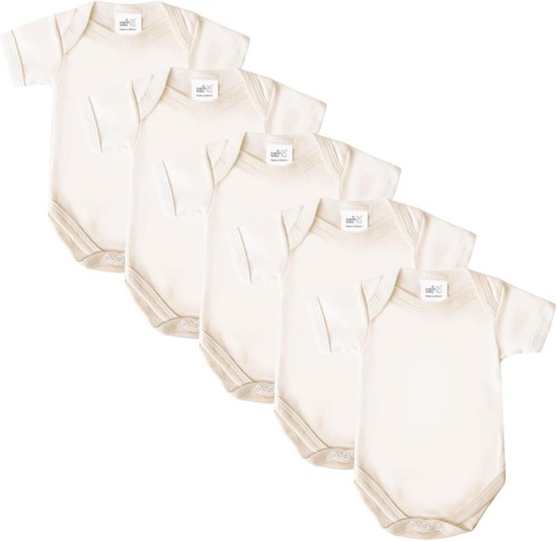 Short sleeve baby vests - short,